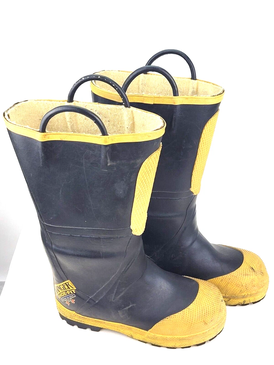 Firewalker Ranger Firefighter Rubber Boots Size 6 Medium Width Steel Toe RANGER SHOE-FIT Firewalker Firefighting Steel Toe Rubber  main image 3