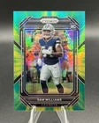 2022 Panini Prizm Football Green Sam Williams #393
