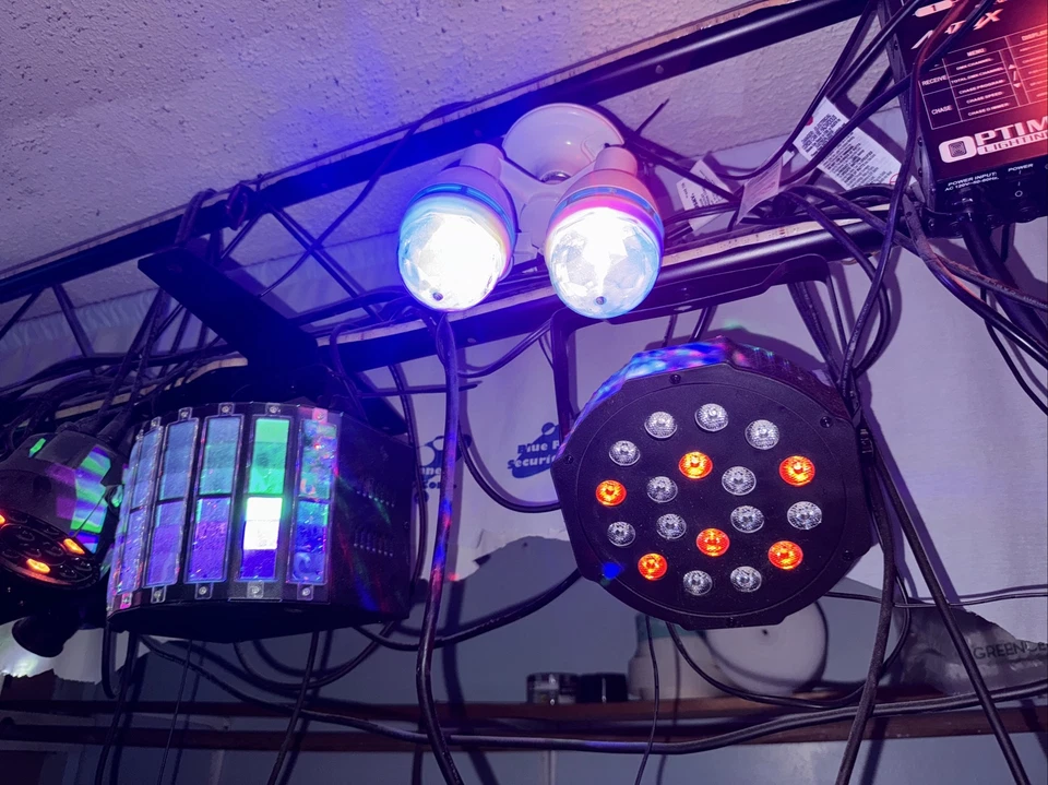 dj laser party lights disco Lot - Image 4 of 4