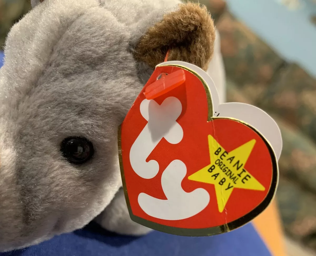 Spike the Rhino Beanie Baby RARE with MANY TAG ERRORS eBay