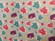 Care Bears baby toddler sheets set light blue