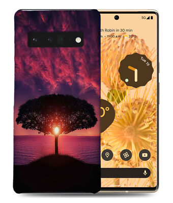 CASE COVER FOR GOOGLE PIXEL|BEAUTIFUL TREE IN SUNSET