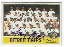 Ray Bare Signed 1976 Topps Tigers Team Card #361 / Autographed