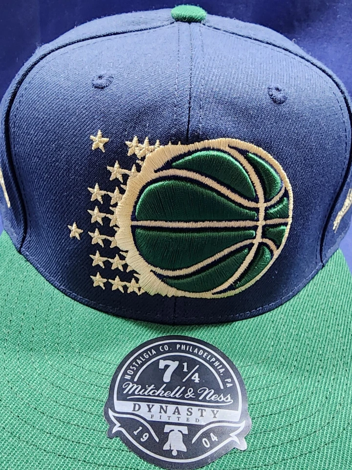 Gorra Orlando Magic Mitchell & Ness azul/gratis ajustada talla 7 1/4  Foto 3 de 4