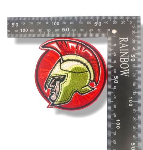 Parche Espartano Casco Ropa Termoadhesivo Plancha Circulo Guerrero Roma Warrior - Imagen 2 de 2