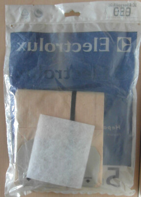 Electrolux E50 5er Pack Staubsaugerbeutel PLUS Filter für Hepa Power Serie
