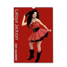 Latoya Jackson Full Photo calendar 2026/27 personalised Choose Start