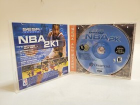 NBA 2K (Sega Dreamcast, 1999). Complete & Tested Basketball Video Game 