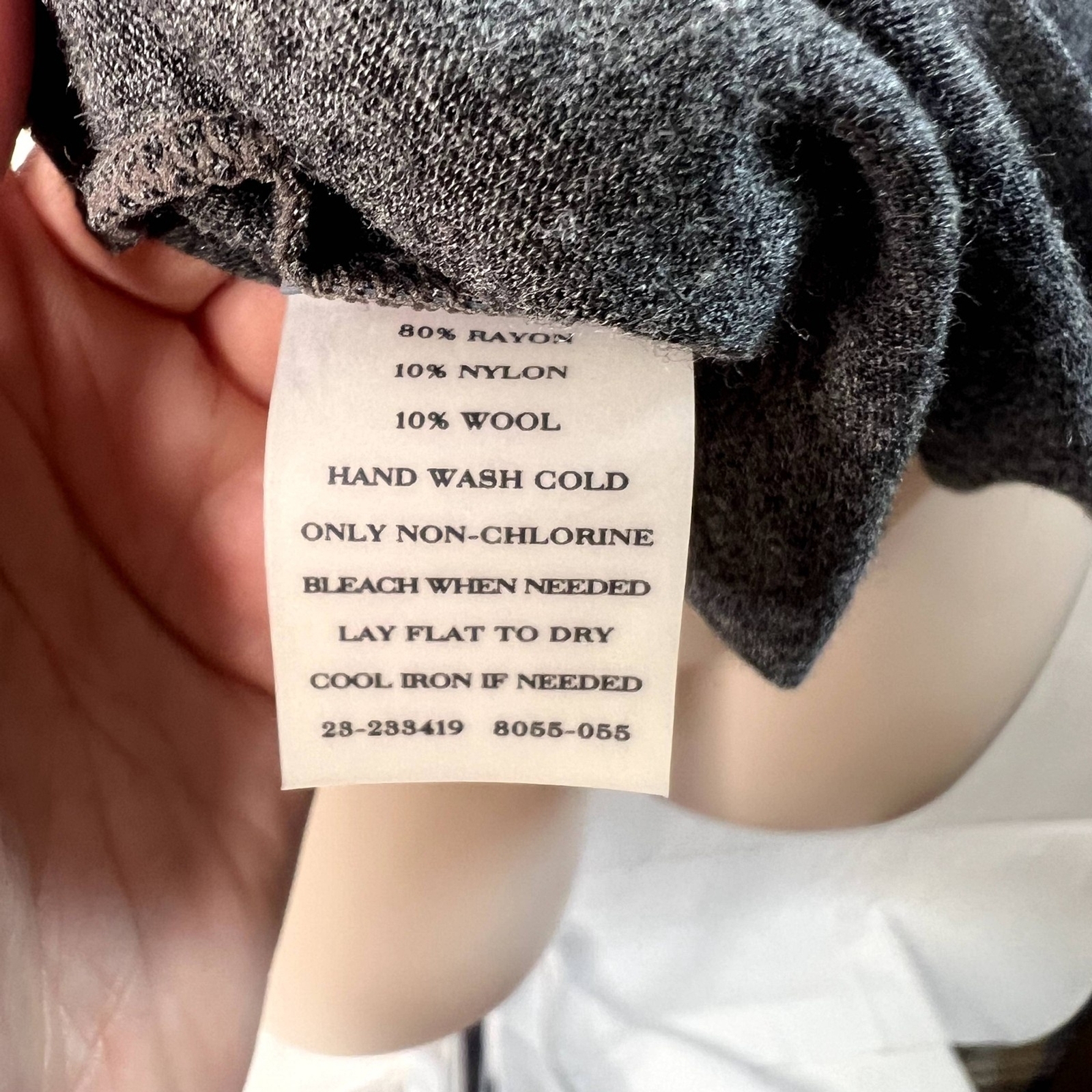 Ann Taylor Elevated Basic Neutral Top Gray Size M… - image 9