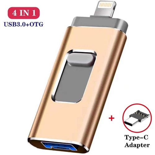 1TB 2TB Type-c 4 in 1 USB Flash Drive External Storage For iPhone Android ios PC