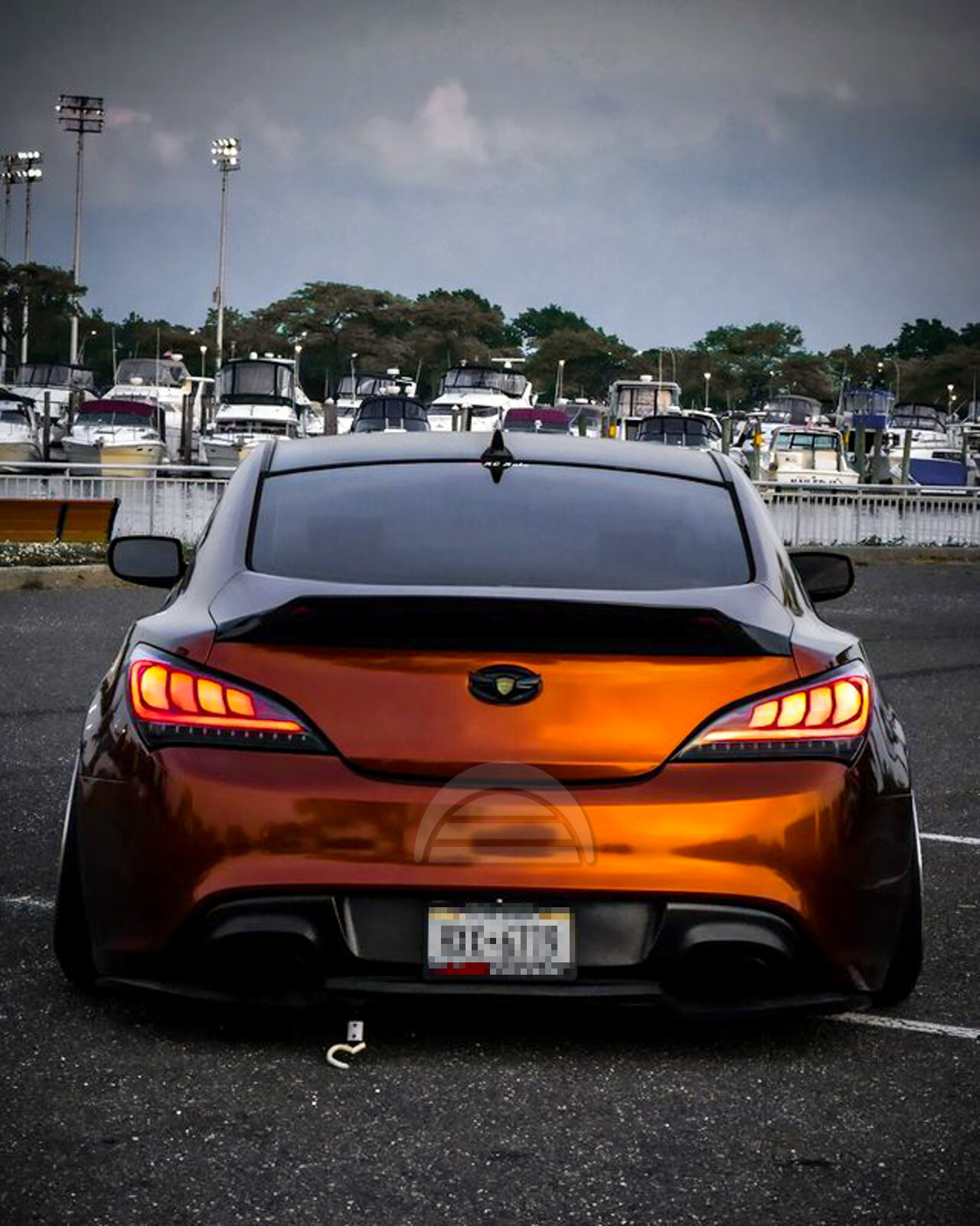 Rear Ducktail spoiler for Hyundai Genesis Coupe 2008 - 2016 Duckbill ...