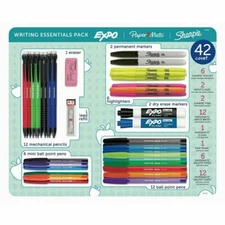 NEW Expo, Papermate, & Sharpie Writing Essentials 42 Count Assortment Pack