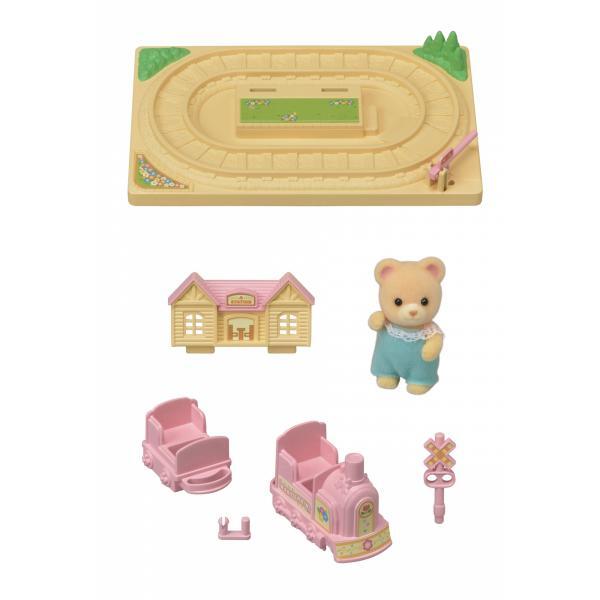 Playset Sylvanian Families The ChU-Chu Train And Baby Bear