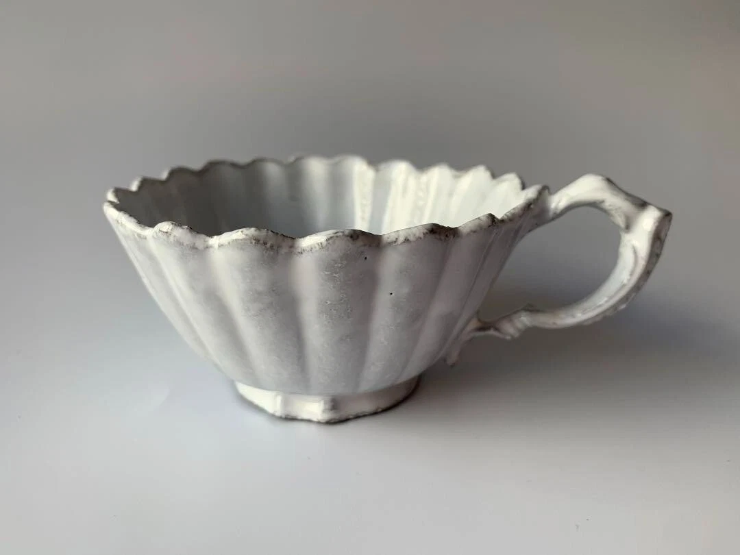Astier de Villatte Marguerite tea cup W12 D9 H5 cm