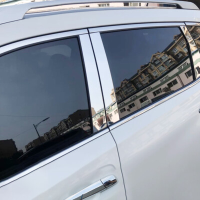 For 2018 2019-2022 Honda Accord Sedan 6Pcs/Set Chrome Window Pillar Post Trims