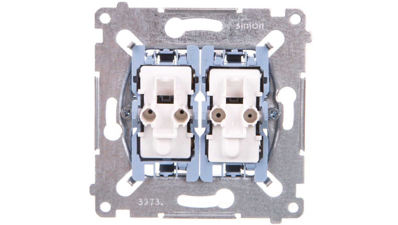 Simon 54 Double stair switch with illuminated mechanism 10AX 250V, quick  /T2UK