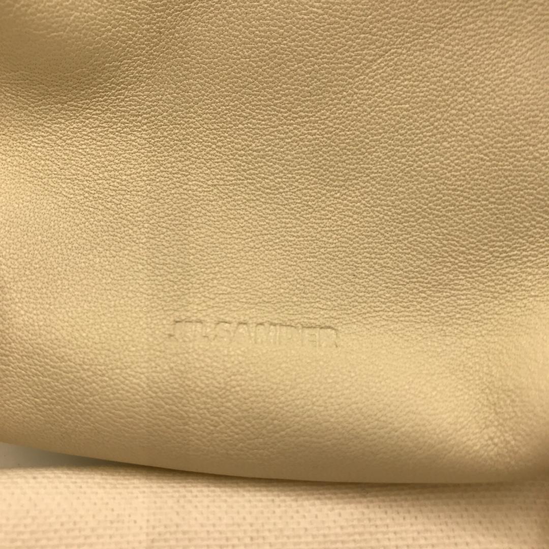 Jil Sander Drawstring Ring Handle Bag Leather Ivo… - image 3