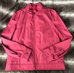 michael kors red quilted jacket