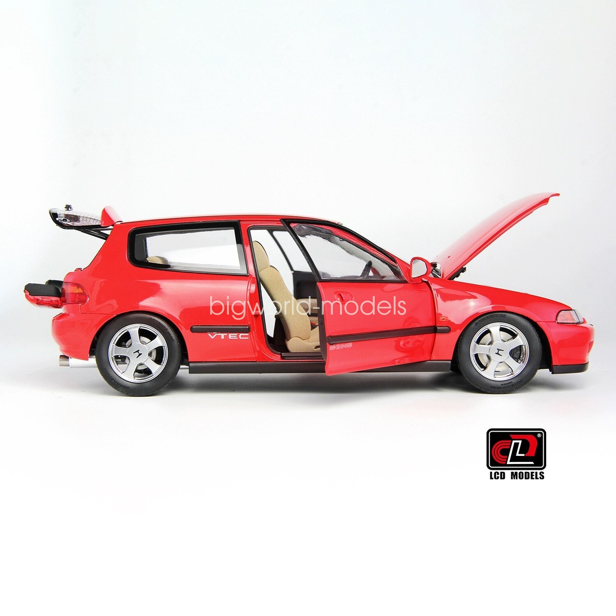 honda civic type r 1：18 red ミニカー TopSpeed Models 1:18 Honda Civic Type R Rallye Red (LHD