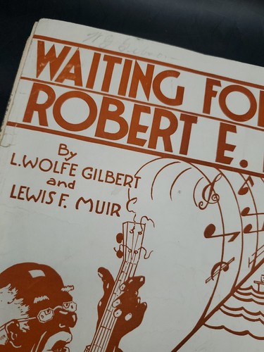 1928 Ragtime Sheet Music WAITING FOR THE ROBERT E. LEE African Americana Rare - Picture 3 of 14