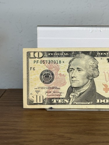 SERIES 2017 A $10 Dollar Bill Star Note X2 - (PF) (PB) - Federal Reserve - Picture 4 of 18
