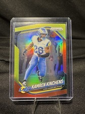Kamren Kinchens 2025 Panini Prizm #59 Red & Yellow /44