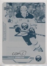 2018-19 Upper Deck Compendium Printing Plate Cyan 1/1 Vladimir Sobotka #493 ds4