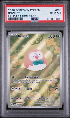 Rowlet graded PSA 10 for sale on eBay
