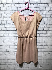 Charlotte Russe, Women L, Shinny Pink Short Sleeve Stretch Dress
