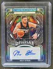 2021-22 Panini Obsidian Max Strus Galaxy Auto #/149 Heat