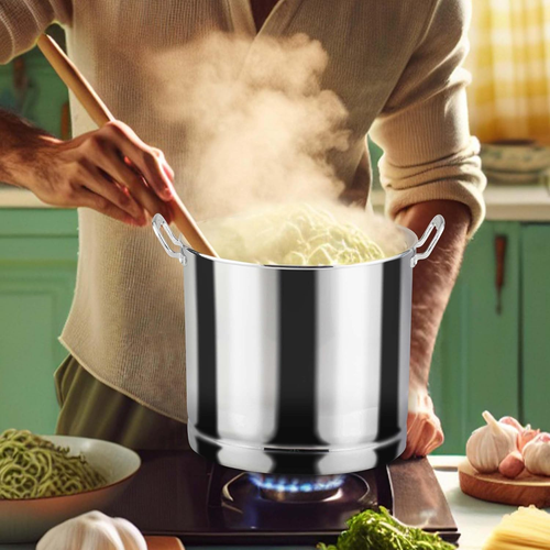 30-Quart Tamale Steamer Pot with Rack & Aluminum Lid (Aluminum) for All Stoves, - Picture 3 of 12