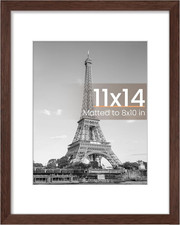 11X14 Picture Frame, Display Pictures 8X10 with Mat or 11 X 14 Without, Wall Han