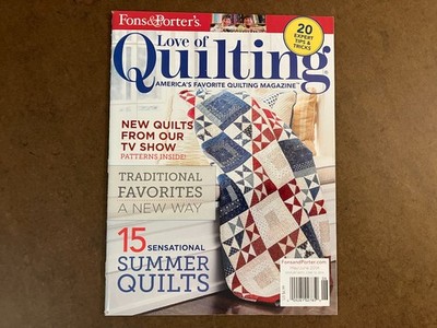 Fons & Porter's LOVE OF QUILTING Magazine, May June 2014