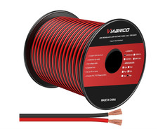 10 Gauge Wire 100FT, 2 Conductors Electrical Wire Red Black Cable, Flexible/