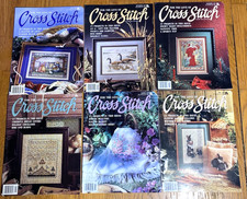 6 Vintage 1991 Leisure Arts For The Love Of Cross Stitch Magazines 141 Projects