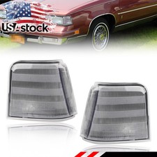 2x Clear Lens Side Marker Lights For 1987-1988 Cutlass Supreme Calais 442 Gt-350