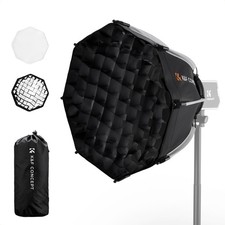 15.7"/40cm Octagonal Softbox, Quick Folding Quick Set Up with PL-60B COB LED ...