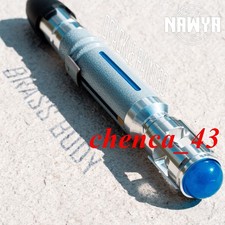 Newest Doctor Who 10th Metal Sonic Screwdriver NAWYA Replica LED Crackle Painted