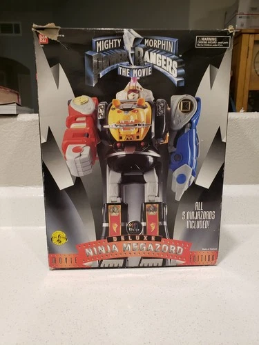 Power Rangers Deluxe Ninja Megazord 1995 Original Box Vintage MMRP Complete