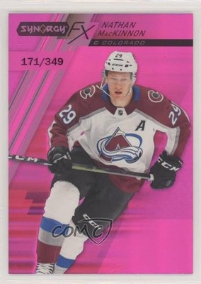 2020-21 Upper Deck Synergy FX Purple 171/349 Nathan MacKinnon #FX-3 um0