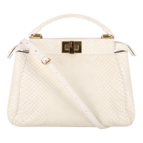 Fendi Python Skin Mini Peekaboo Bag
