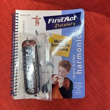 First Act Learn And Play Harmonica First Aid Discovery Book With Harmonica