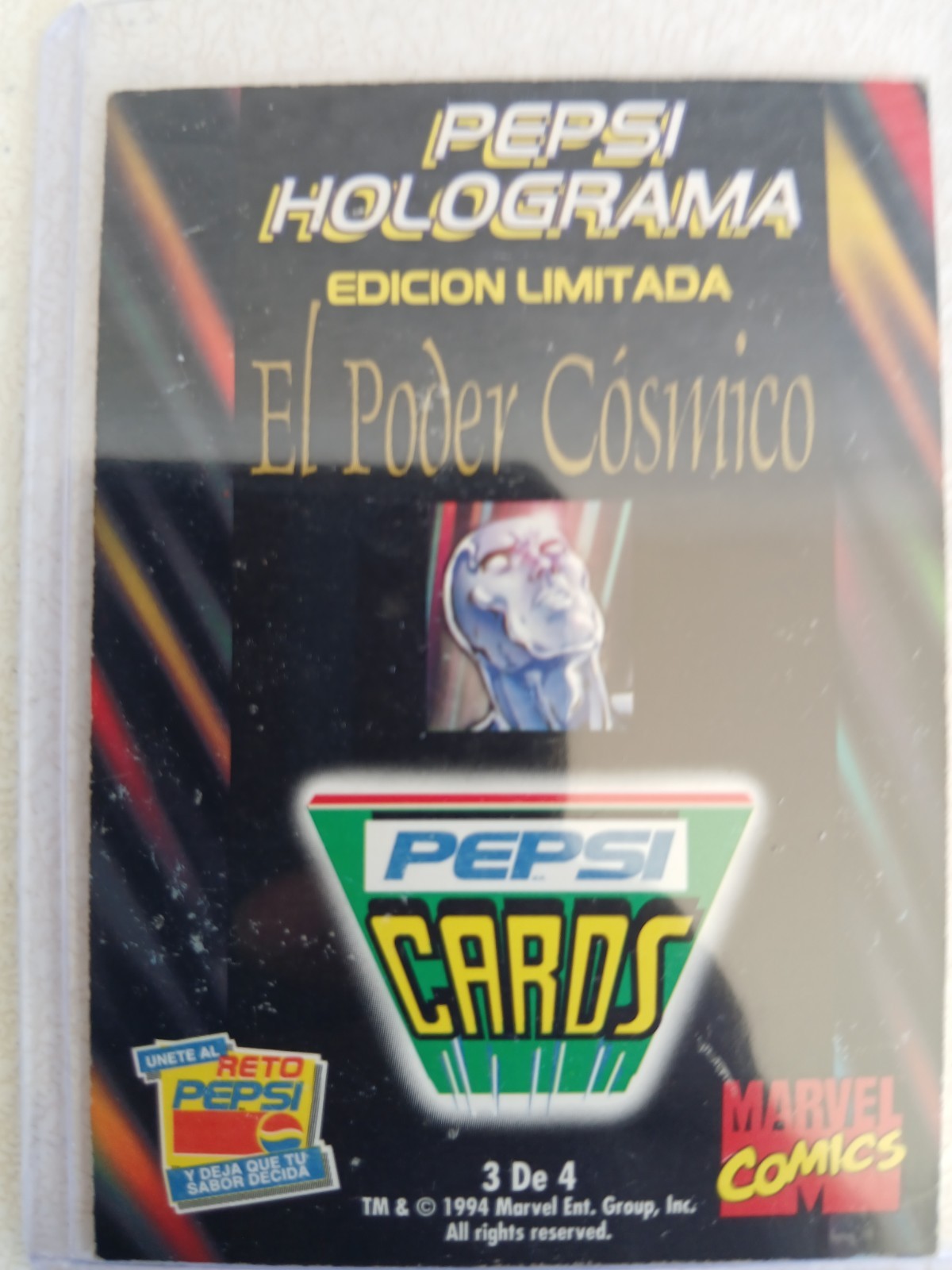 Marvel Comics Pepsi Vintage Trading Cards Spanish Lot of 6, Used