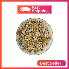 WHNKFB 6mm 100PCS Natural Chrysanthemum Stone Round Beads, Floral Pattern Loose 