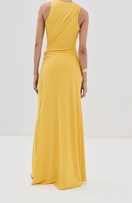 Silvia Tcherassi Women's Yellow Fadila Maxi Dress Size L | eBay