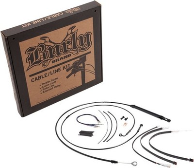 Burly Handlebar Cable/Line Kit for 14'' Hangers w/ABS Black #B30-1240