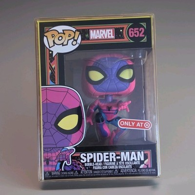 Funko Pop! Vinyl: Marvel - Spider-Man Black Light - Target Exclusive 652 Mint
