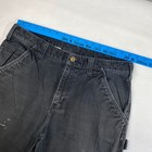 Carhartt BLACK Carpenter Painter PANTS! 34 x 32 Relaxed Fit Distressed Work Wear — photo 3