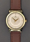 Omega Seamaster RARE Bull Horn Lugs 1956 Crosshair Dial 500 Cal Automatic - RUNS