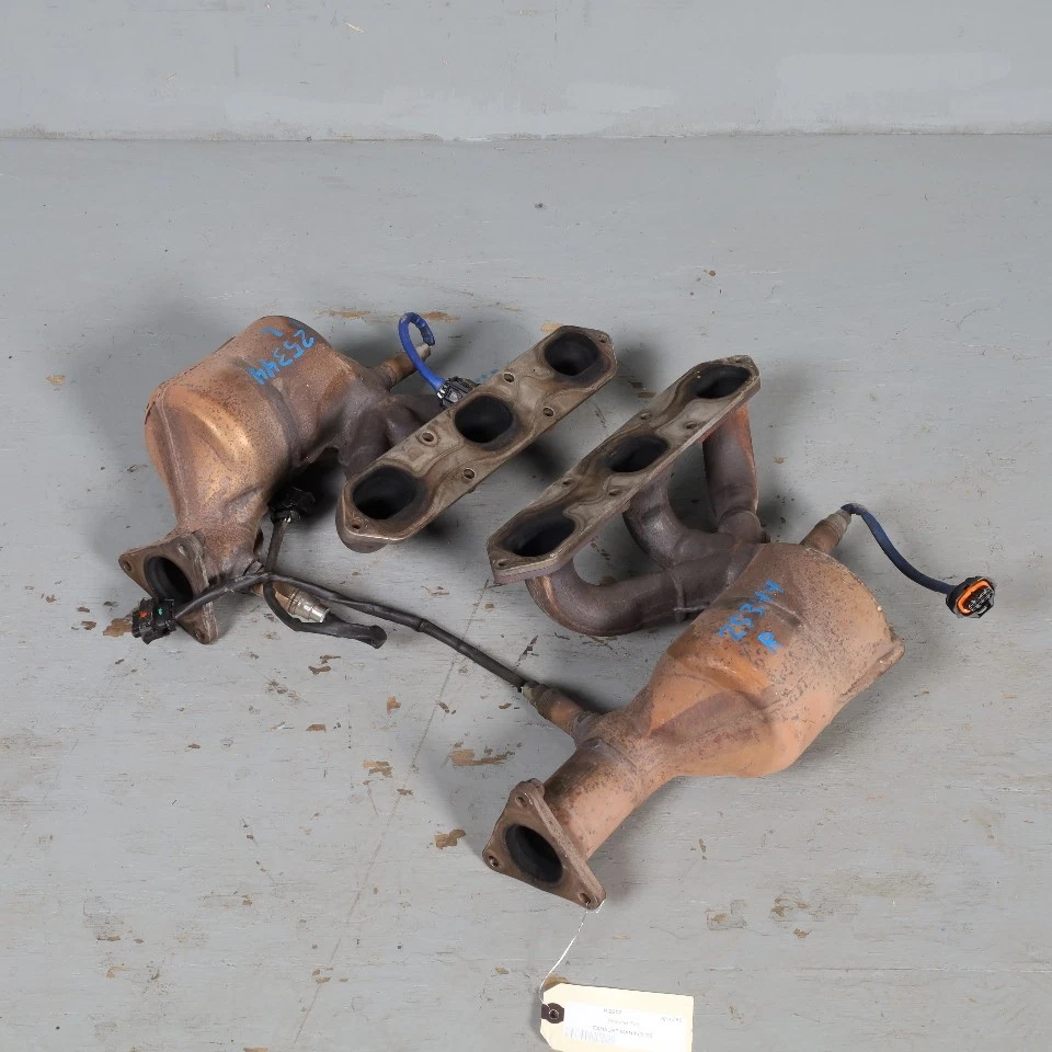 Par de colectores de escape Porsche Boxster 986 2000-2004 99611310305 OEM usados Foto 3 de 4